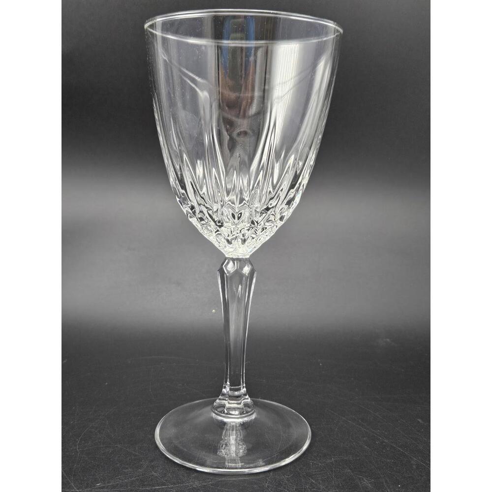 Vintage Luminarc Wexford 6.75" Water Goblet - Stamped France Diamond Point Glass